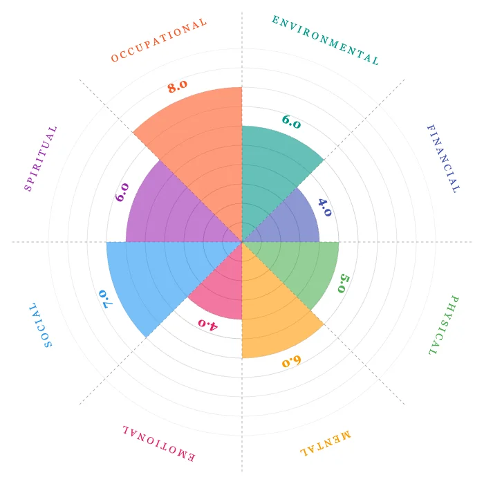 Wellness Wheel Example